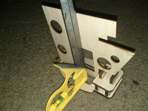 square rear brace and glue with epoxy